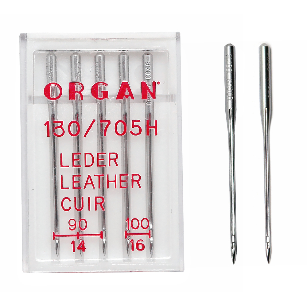 Sewing Machine Needle - 5 قطعة/صندوق إبر الجهاز الجلدية 130/705H