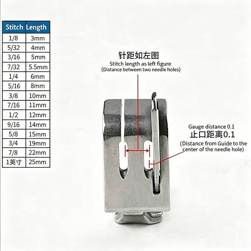 Sewing Machine Needle - قدم ضاغطة بحافة يمنى 0.1 لماكينة