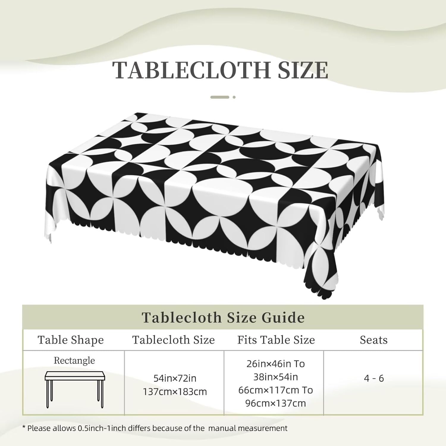 مفرش طاولة بتصميم عصري بسيط من - مراجعة Century Textile & Sewing Supply Hours وسعره