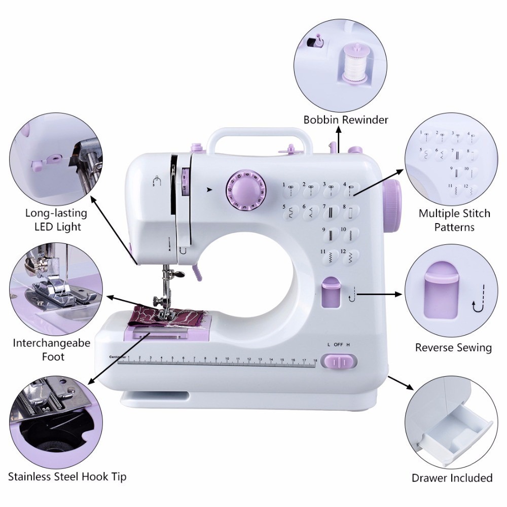 ماكينة خياطة كهربائية منزلية ص - مراجعة Sewing Jahit وسعره