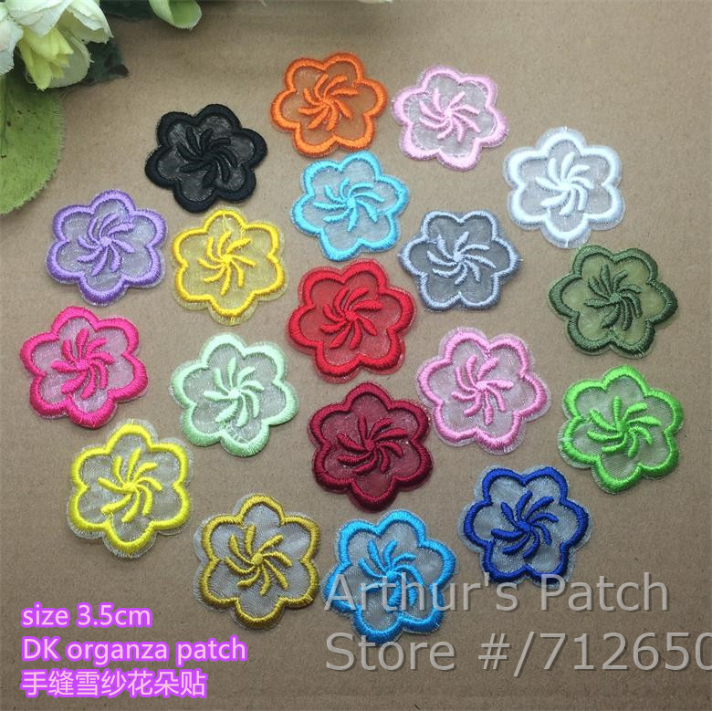 جديد وصول 10 قطعة زهرة مطرزة ا - مراجعة Sewing Id وسعره