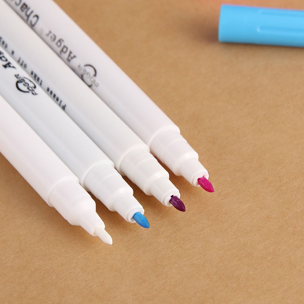 4 قطعة علامات نسيج التطريز الم - مراجعة Fabric Marking Pen وسعره