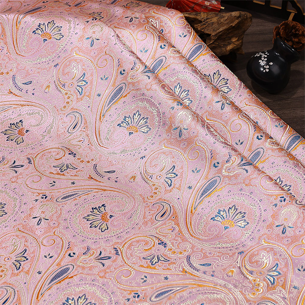 قماش جاكار بنمط زهور حلزوني 50 - مراجعة Sewing And Textile وسعره