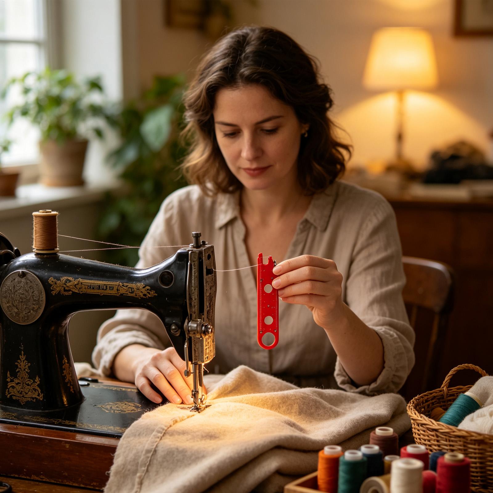 أداة تلقيم خيط ماكينة الخياطة  - مراجعة Sewing Machine Needle وسعره